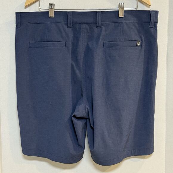 PGA Tour Navy Blue Athletic Performance Chino Golf Shorts 9" - Men's 38 - Picture 2 of 7